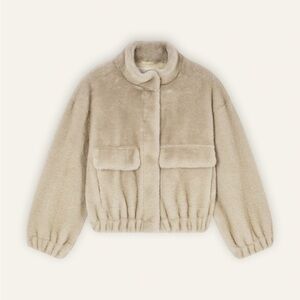 ba&sh “Paros” Faux Fur Jacket – Size 0